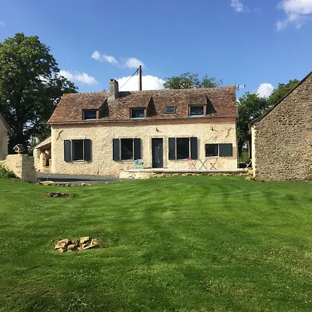 Charmante Fermette Avec Jardin, Terrasse Et 4 - Ideale Pour Familles Et Amis - Fr-1-410-436 בית נופש *